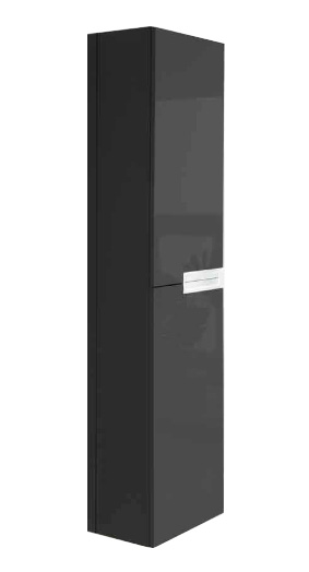 ZRU9000095 шкаф-колонна VICTORIA NORD BLACK EDITION (черный)