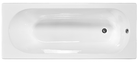 E2966-00 ванна прямоугольная NATHALIE /170x70/ без отверстий под ручки (белый)